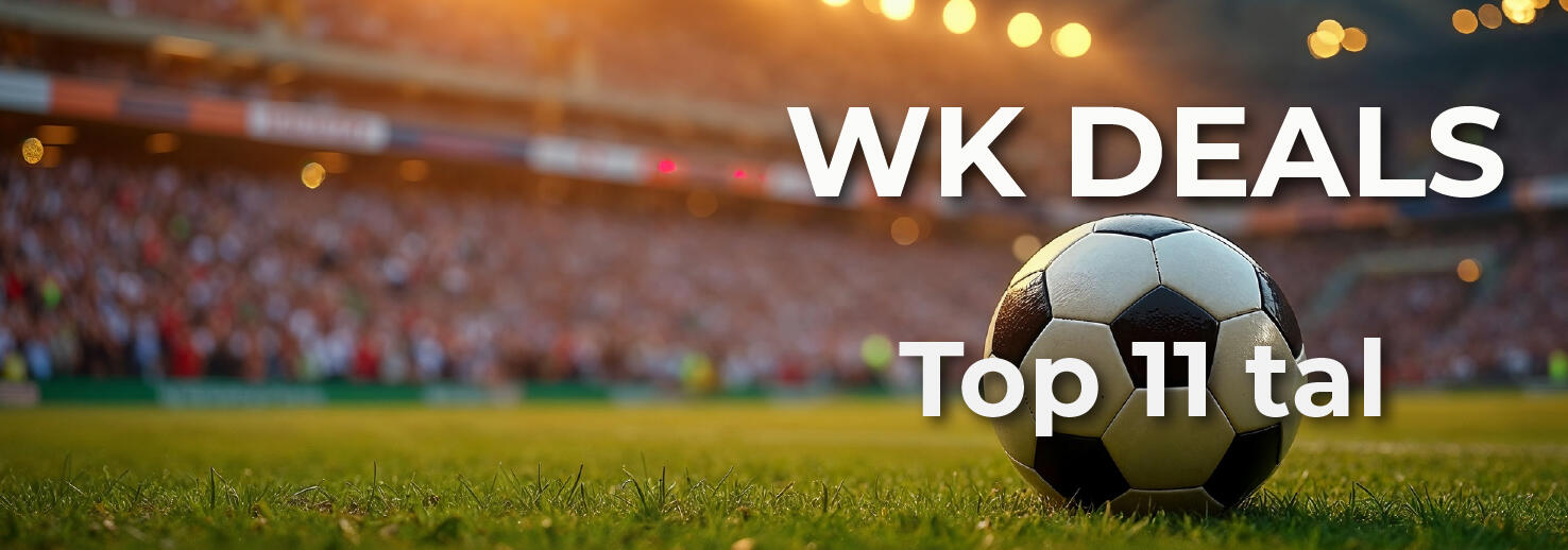 Voetbal op veld met wk deals top 11 tv's