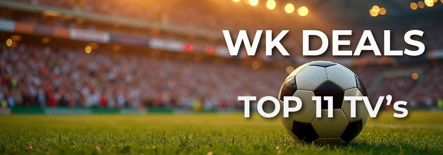 Voetbal op veld met wk deals top 11 tv's