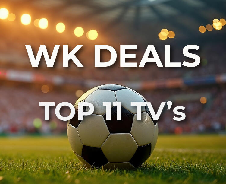 Voetbal op veld met wk deals top 11 tv's