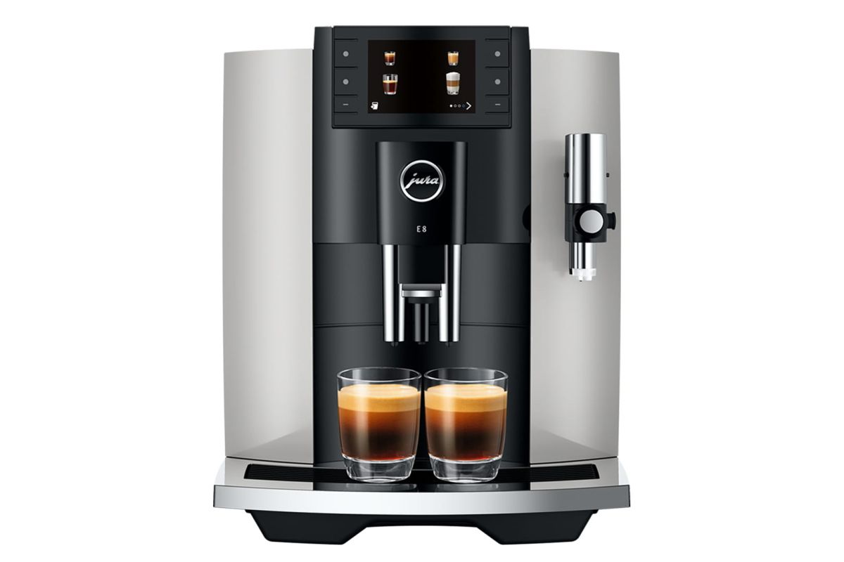 JURA volautomatische koffiemachine bonen E8 Platina (EC)
