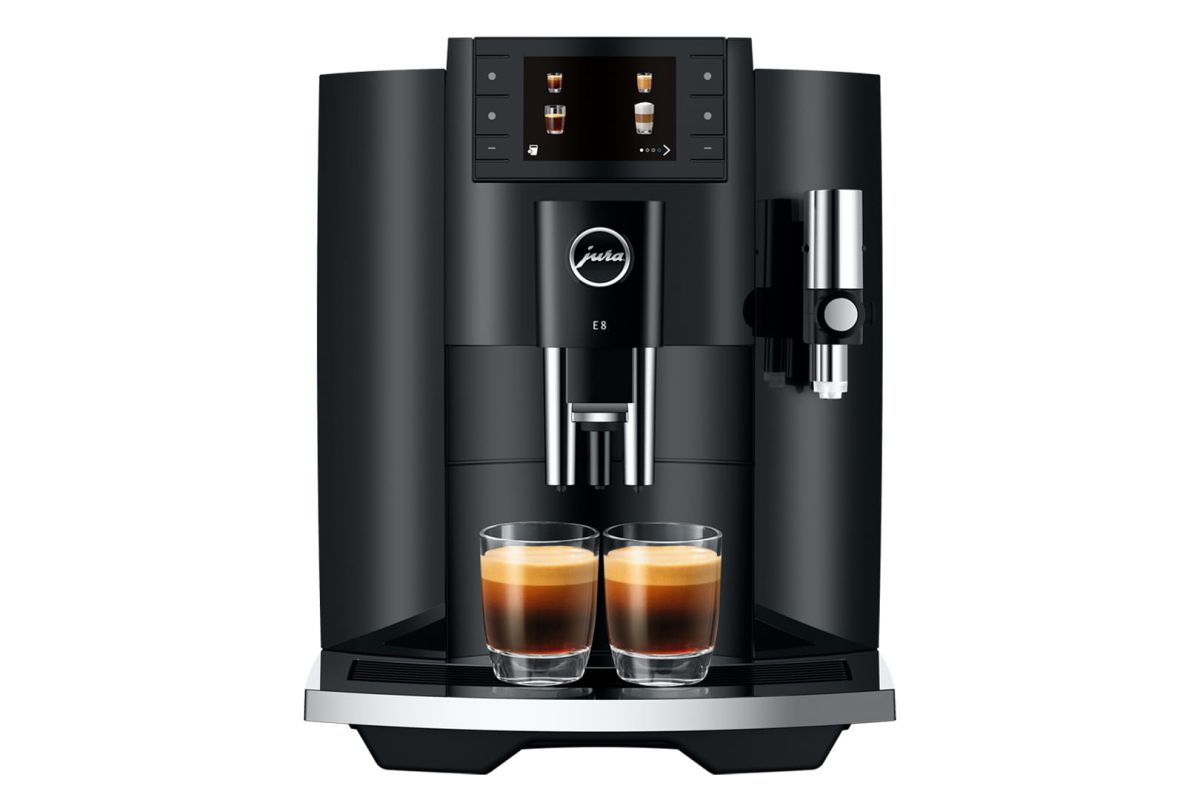 JURA volautomatische koffiemachine bonen E8 Piano Black (EC)