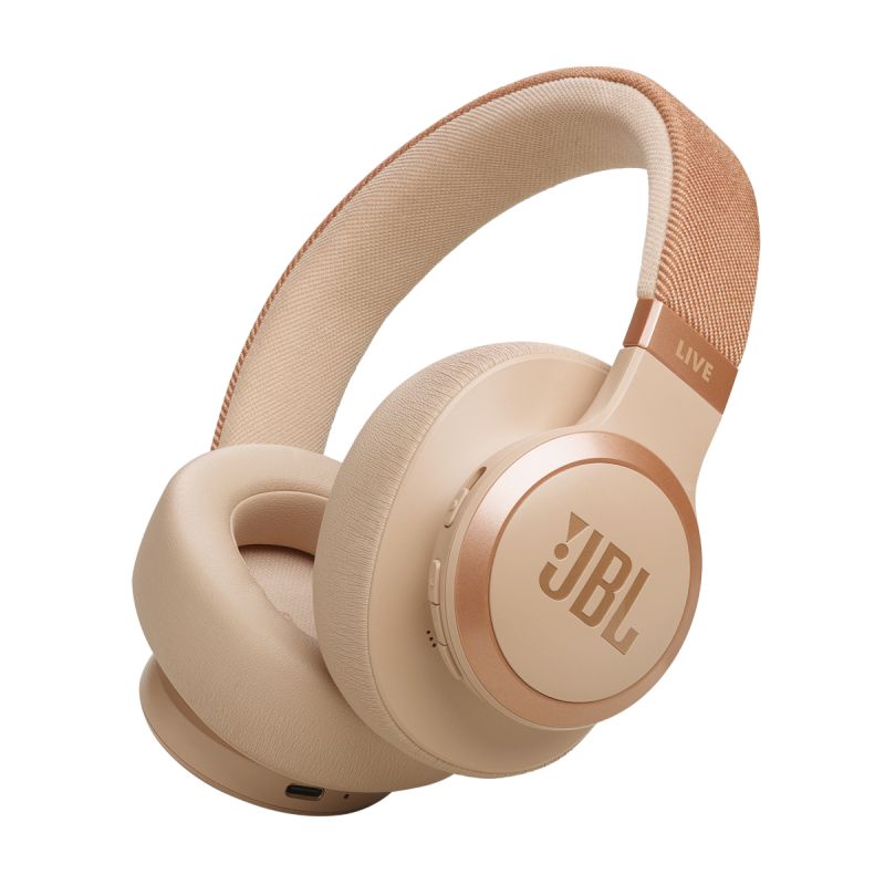 JBL hoofdtelefoon LIVE 770NC Sandstein