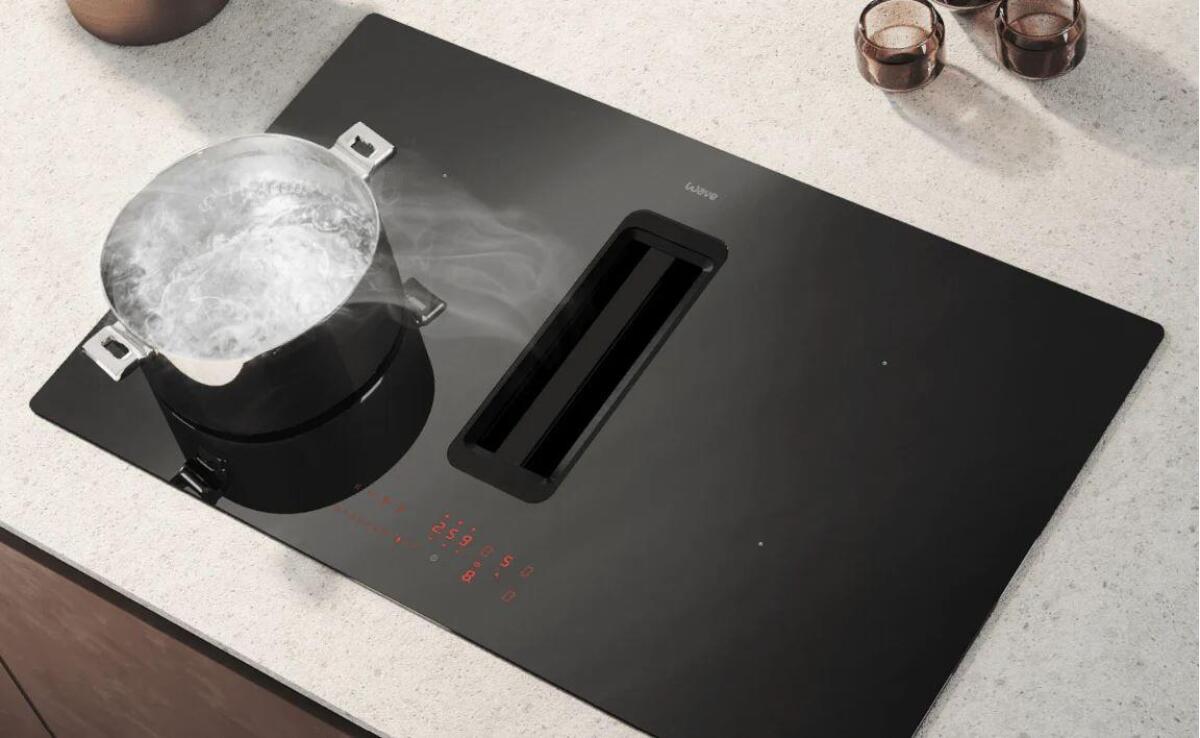 Wave kookplaat met afzuiging 4120.01 Emerald Wave