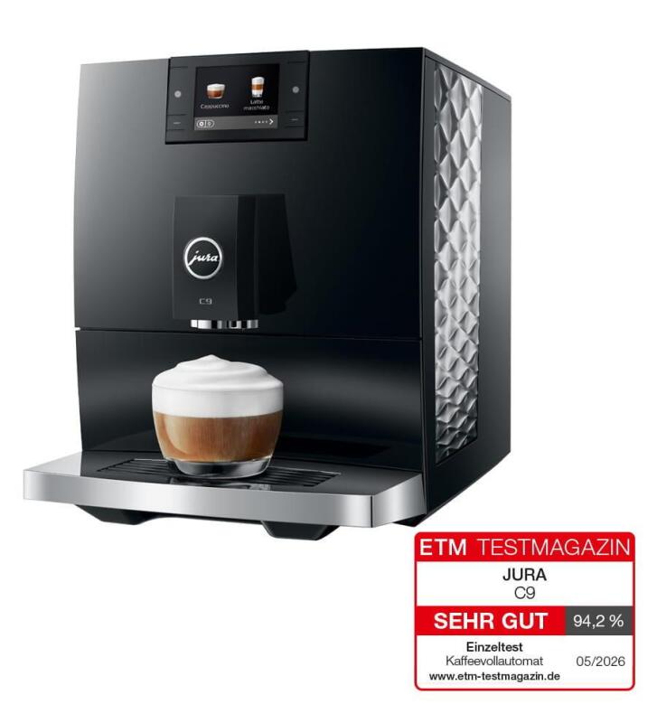 JURA volautomatische koffiemachine bonen C9 (EA) Piano Black