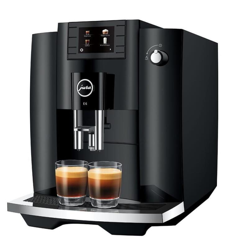 JURA volautomatische koffiemachine bonen E6 (ED) Piano Black