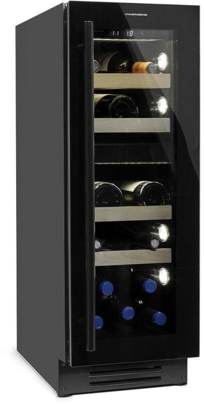Schreuder en Waterman inbouw wijnkoelkast SHOP-20B-BLACK