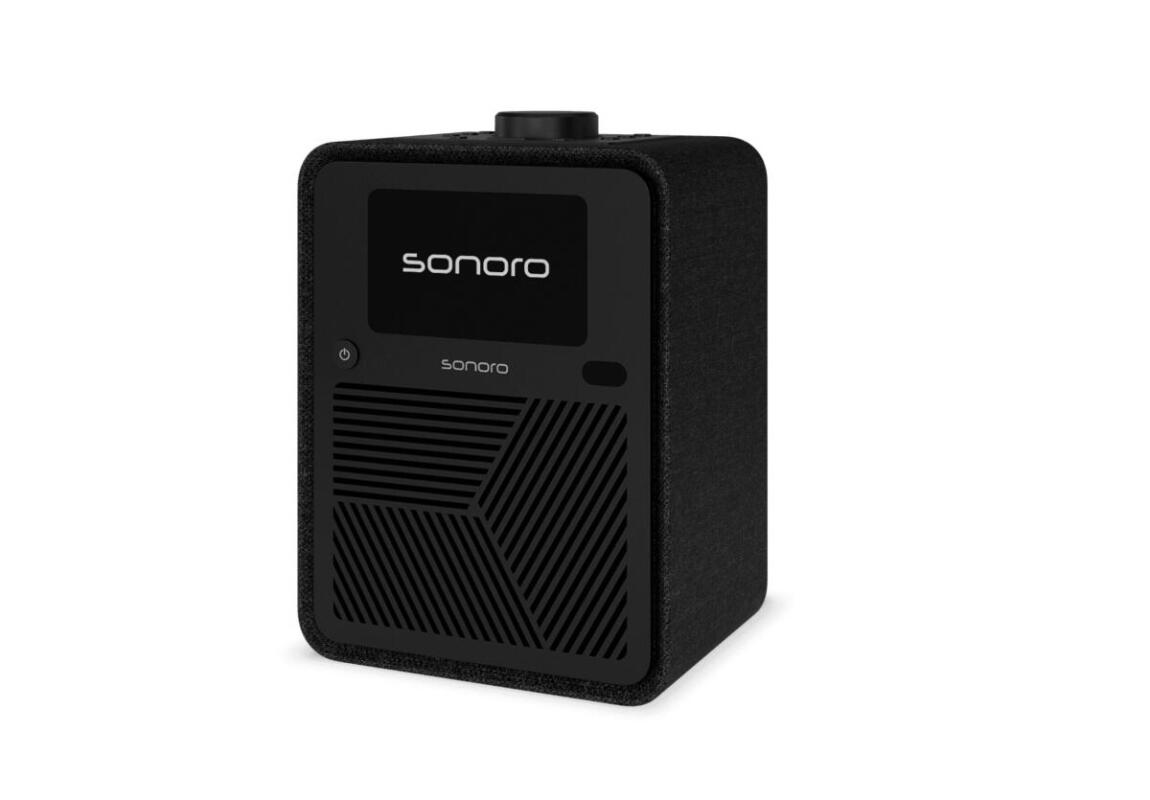 radio Sonoro ATRON antraciet-zwart