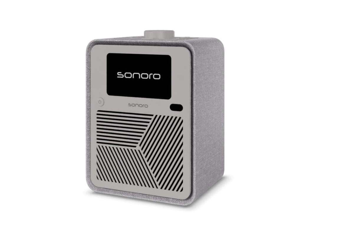radio Sonoro ATRON Perlgrau-Silber